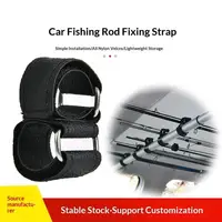 New 2/4/6Pcs Nylon Car Rod Holder Strong Belt With  For Vehicle Bar Rods Rack Portable Pole Strap Fishing Tool Accessories 3