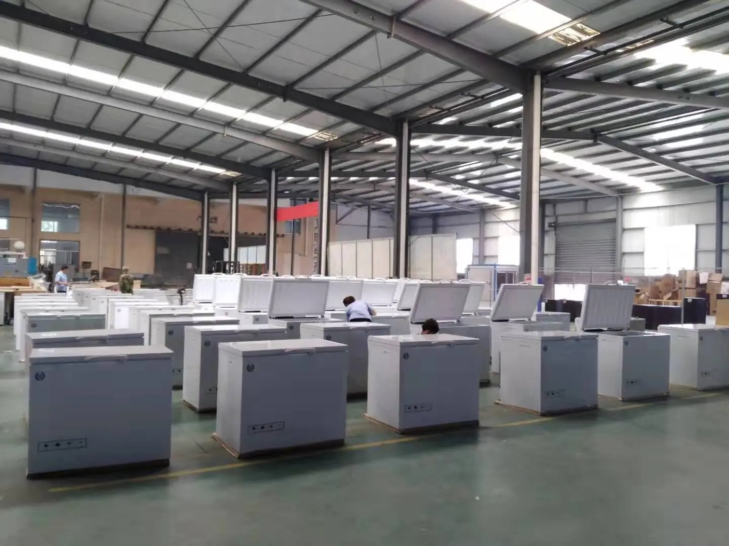 household single door deep gas freezer for africa market