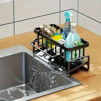 Auto Draining Sink Caddy 4