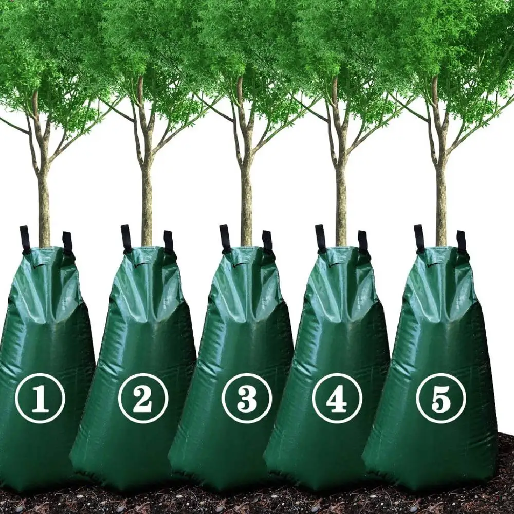 20 Gallon Tree Watering Bag Garden Plants Drip Irrigation Bags Slow Release Hanging Dripper Bag Reusable Agricultural Water Bag
