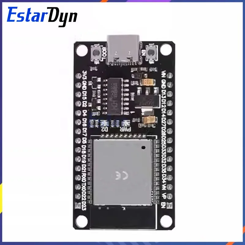 Enhanced ESP32 Development Board with Type-C USB and WiFi+Bluetooth Connectivity