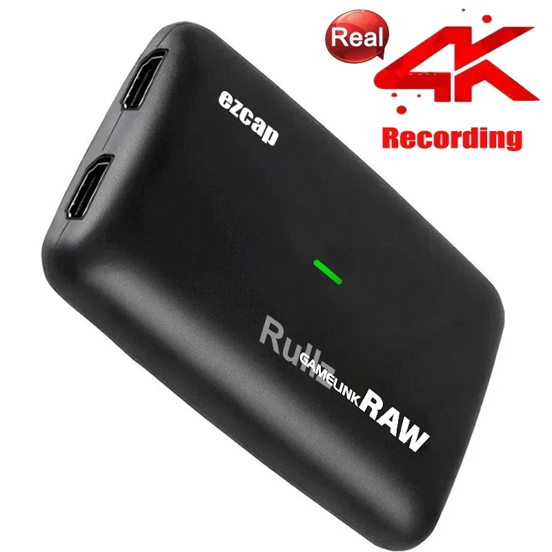 

Ezcap Game Link Raw HDMI To USB3.0 Video Capture Card Live Streaming Box Recording TO 4K 1080P 120fps 60fps HDMI Loop Line In