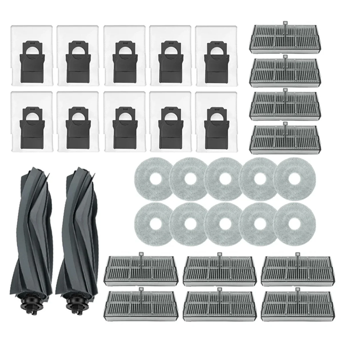 

For X40 Ultra, X40 Pro, S30 Pro Ultra Replacement Parts Accessories Main Brush Hepa Filter Mop Cloth Dust Bag