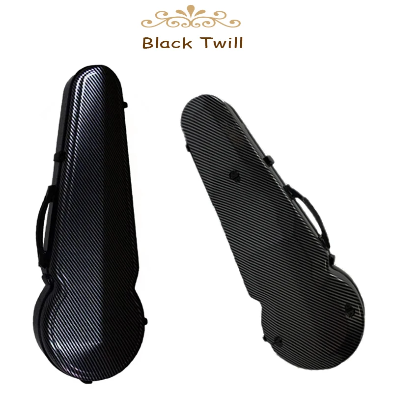 Factory Carbon Fiber Adjustable 15-17" Viola Case Box Wear-resistant, Pressure-resistant and Waterproof Hygrometer