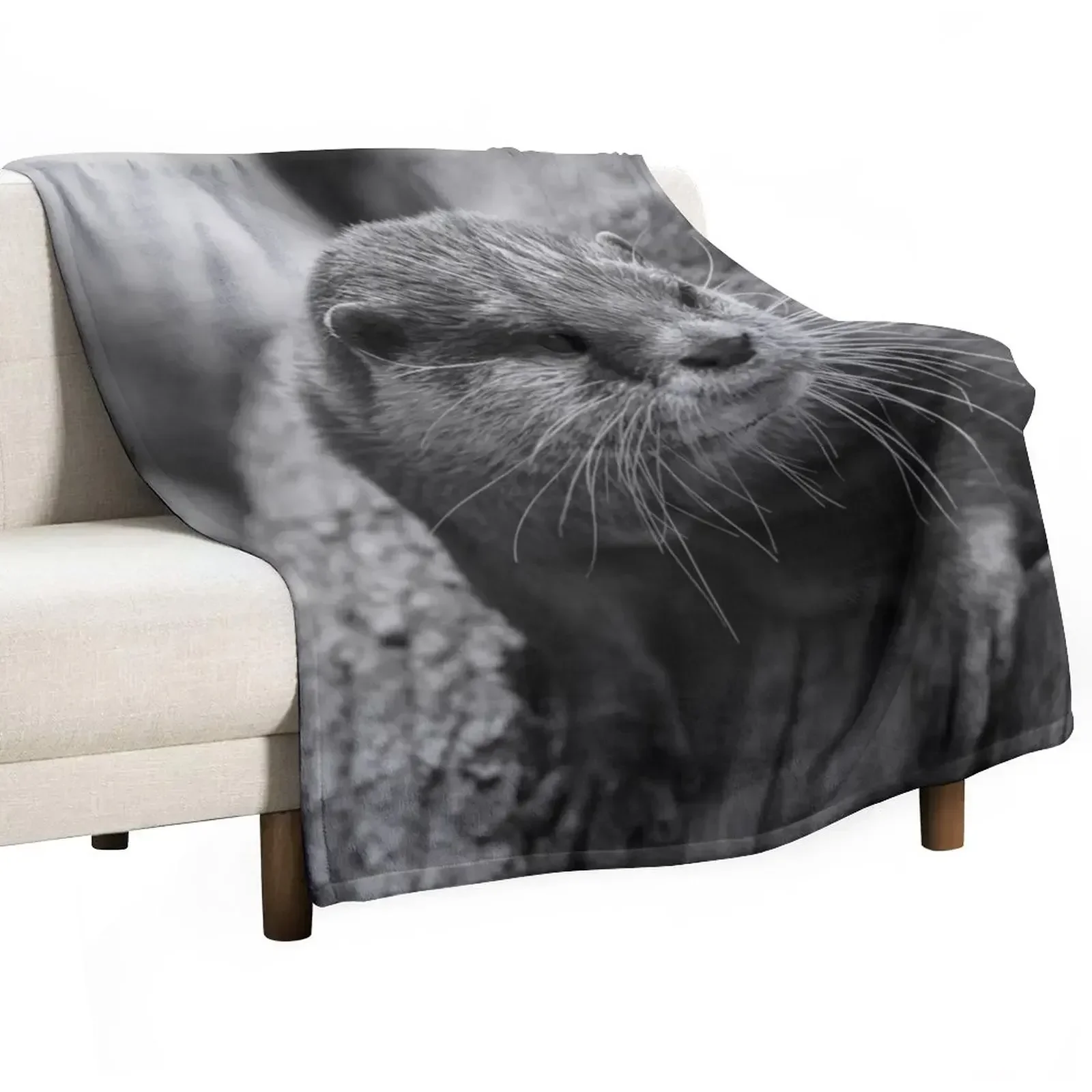 

Otter Whiskers Throw Blanket Bed Hairys Luxury Thins Blankets