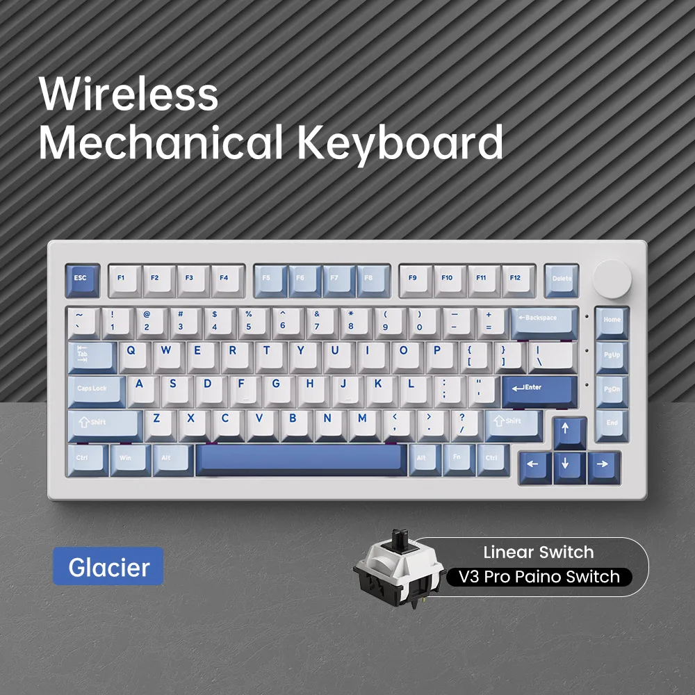 Akko 5075 V3 75% Mechanical Keyboard 8000/10000mAh 2.4GHz Wireless/ Wired thumbnail 5