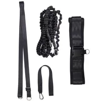 เข็มขัดฝึกว่ายน้ำ สายรัดยืดหยุ่นสำหรับฝึกว่ายน้ำ สายรัดสำหรับฝึกว่ายน้ำแบบอยู่กับที่ เชือกบันจี้จัมพ์ สายรัดต้านทาน 6