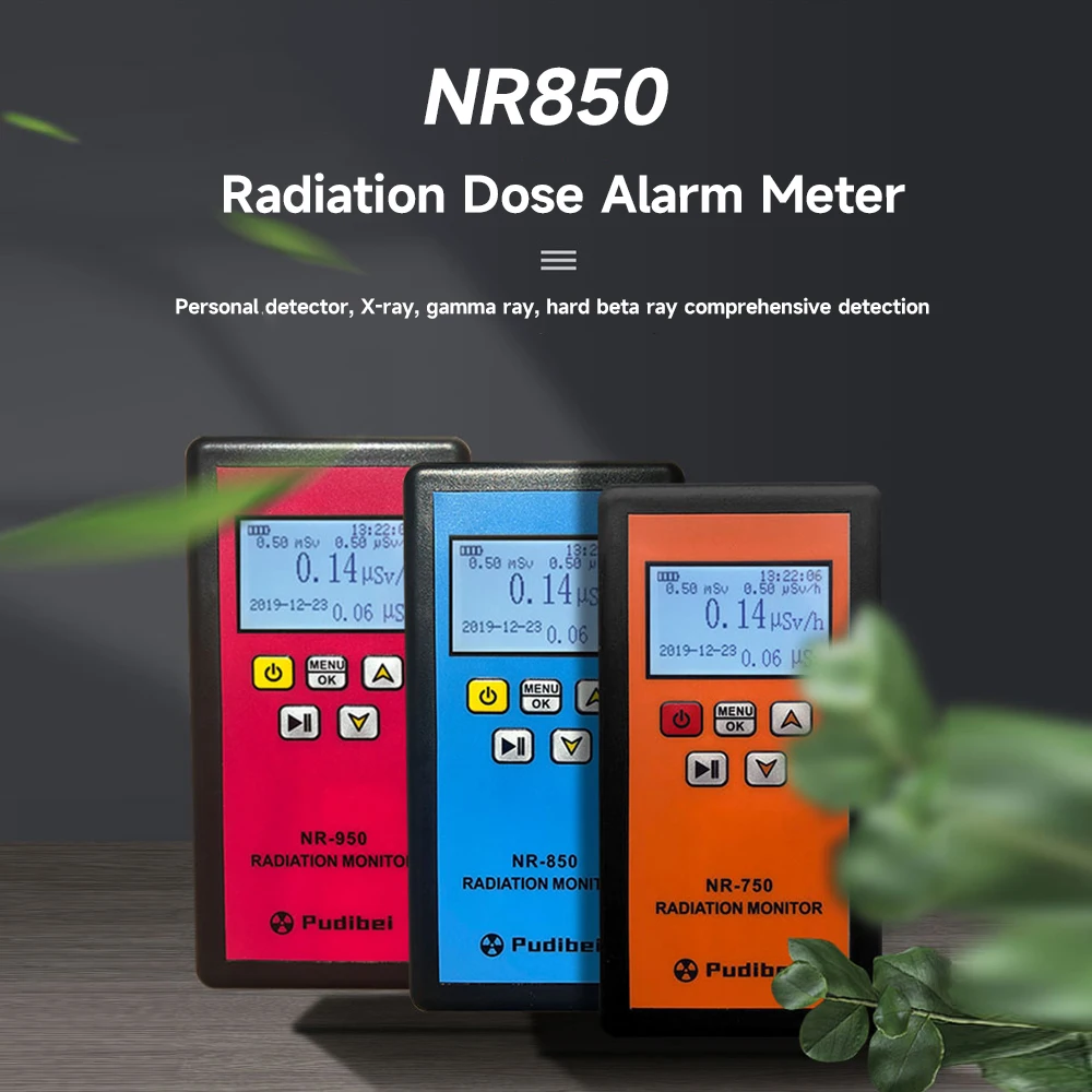 NR950 NR850 NR750 Nuclear Radiation Detector FS2011 XH901 Geiger Counter JD3001 Radiation