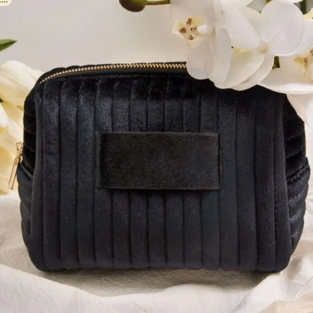 Große Kapazität Kosmetik tasche Frauen Mode Samt Make-up Taschen multifunktion ale Make-up Veranstalter Kultur beutel für Frauen Männer – Detail 9