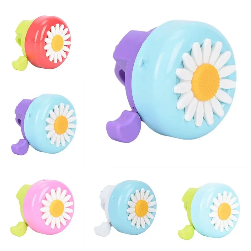 bicycle bell Kids Bicycle Bell Horn Bike Flower Children Ring Alarm For Handlebar Multi-color