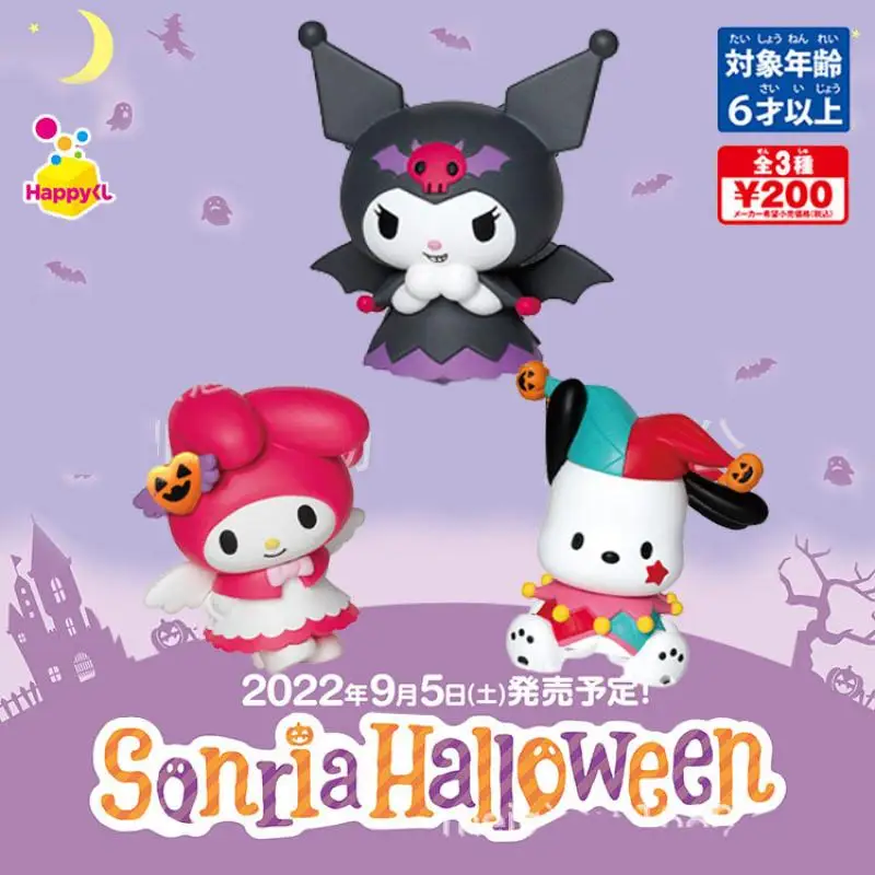 

Kawaii Sanrio Figure Halloween My Melody Kuromi Pochacco Sanrio Gifts Anime Action Figure Toys Model Decorate Doll Ornaments