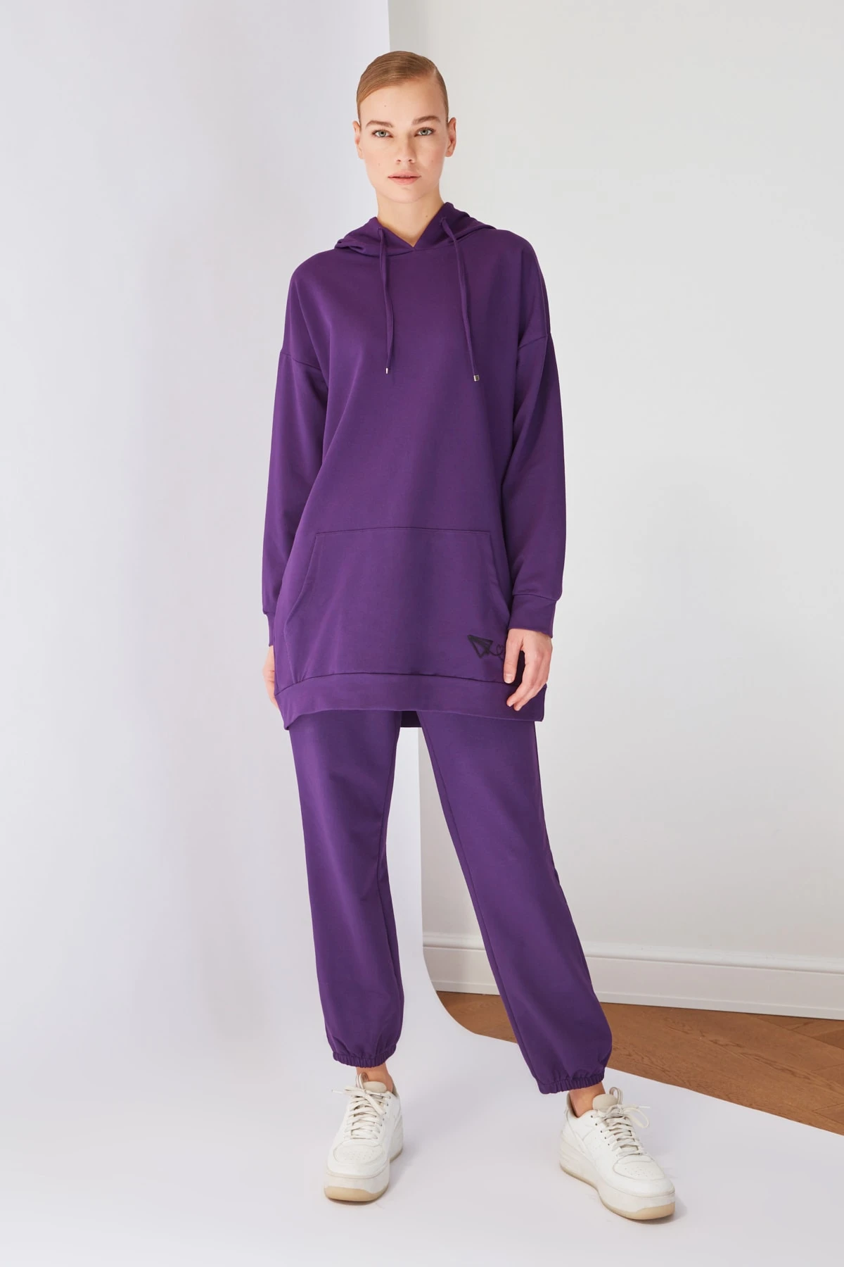 de chándal de punto con capucha para Mujer, ropa deportiva a la moda, color 2021| | - AliExpress