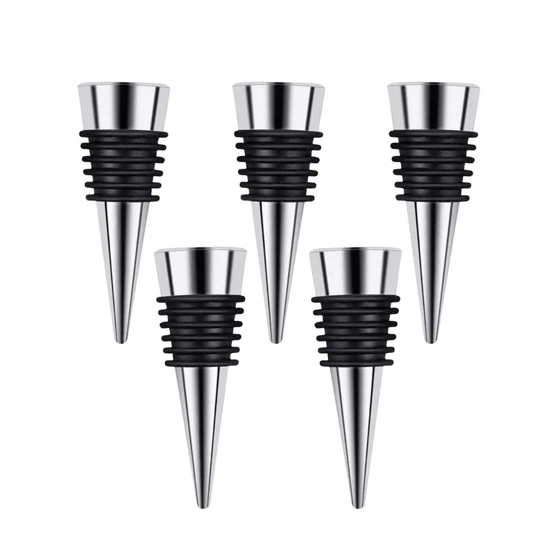 

50Pcs DIY Wine Stopper Reusable Decorative Bottle Stoppers for Kitchen Bar Gifts Holiday Party, Wedding