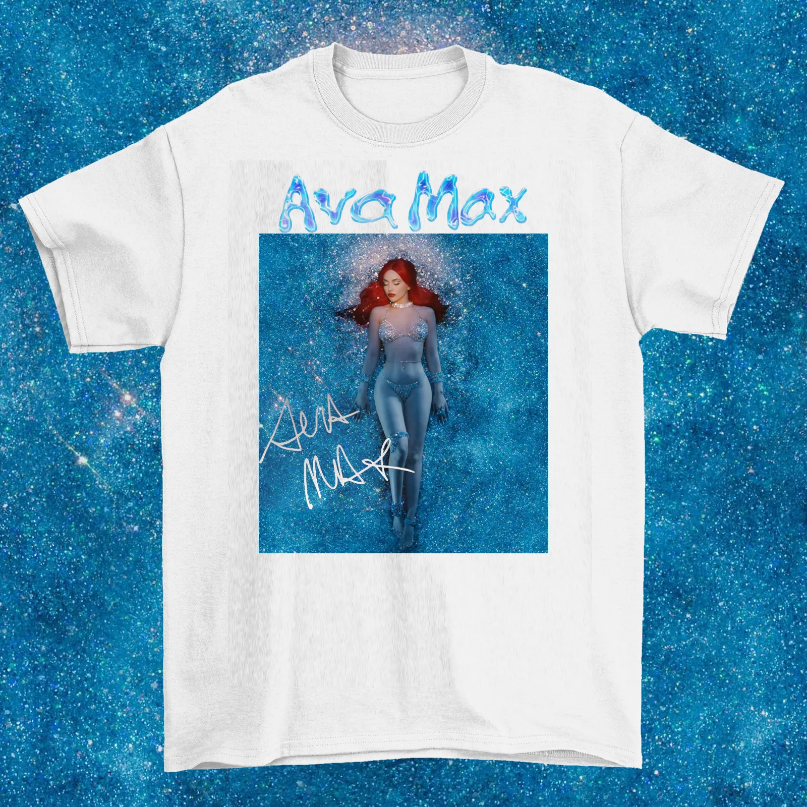 Hot Ava Max Diamonds & Dancefloors Signature T- Shirt Da S A 5Xl Gift Fans Hc422