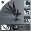 Gaming Chair Ergonomic PC Game Chair- Lumbar Support Headrest 4D Armrests Computer Chair, Big and Tall Comfortable Large, 5