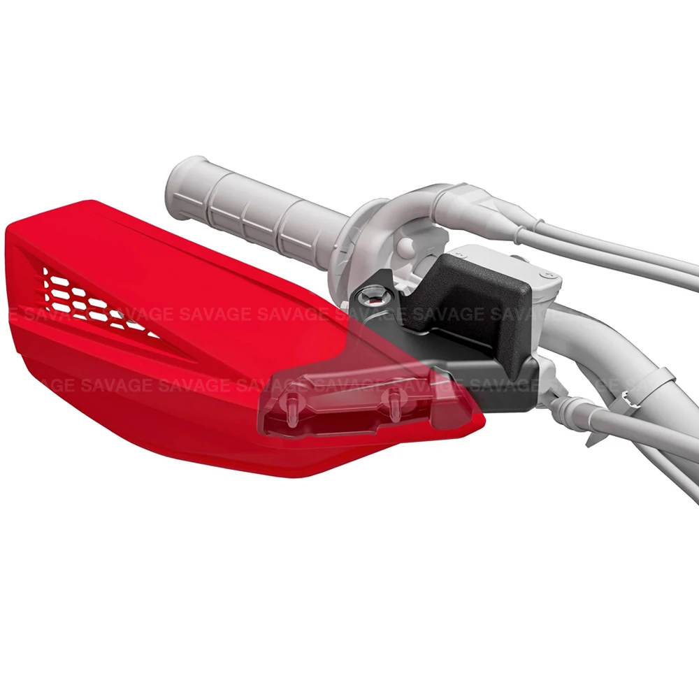 Protège-Mains De Guidon Pour Honda X-ADV 750, Africa Twin, CRF 1100 - Coupe-Vent, Pluie - Rouge/Noir/Blanc