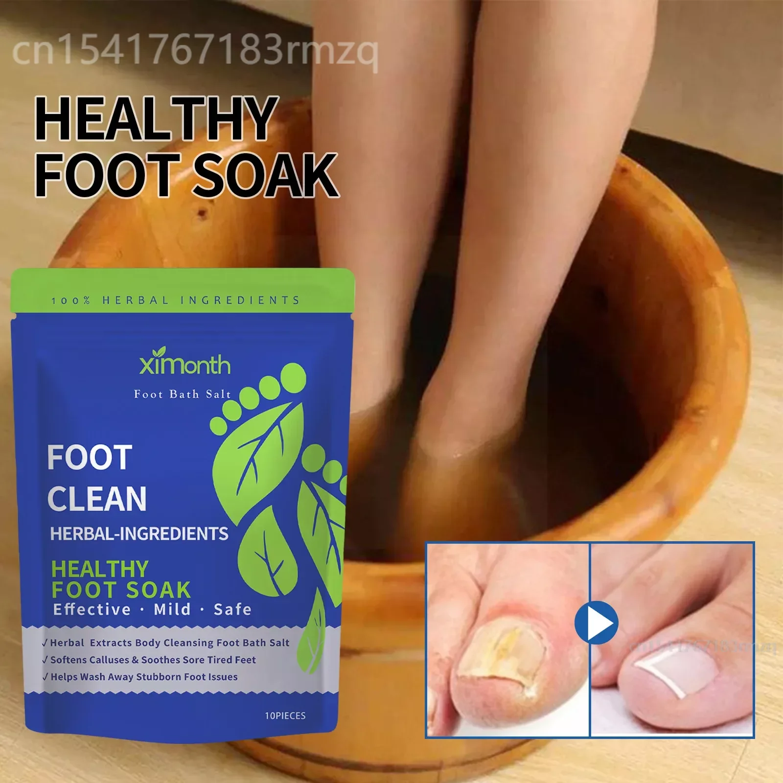 Foot Soaking Salts Pedicure Foot Softening Soak Pedicure Feet Soak Spa Feet Spa Products for Softener