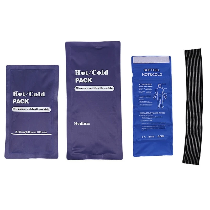

Gel Ice Pack Reusable Cold Pack for Injuries,Back Pain Relief,Migraine Relief Pad Heat & Cold-Therapy for Back Leg Arm
