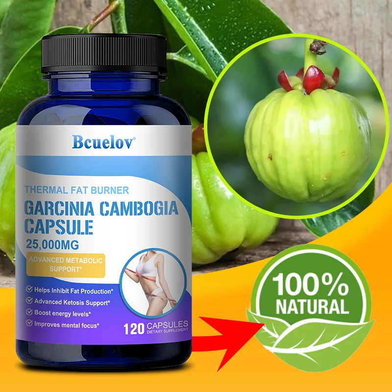 Garcinia Cambogia Extract-Appetite Suppressant, Detox, Fat Blocker, Fat Burner, Burner