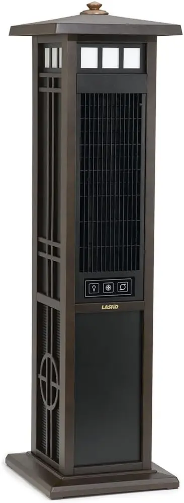 

Lasko 4890 Elegant Living Fan with Remote Control-Features Accent Lighting and Widespread Oscillation-Perfect for Outdoor Patio