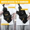 Tactical Gun Bag Pistol Bag Concealed Gun Carry Storage Bag Outdoor Shoulder Bag Chest Pack Sling Bag for Hunting Sport Pack 2