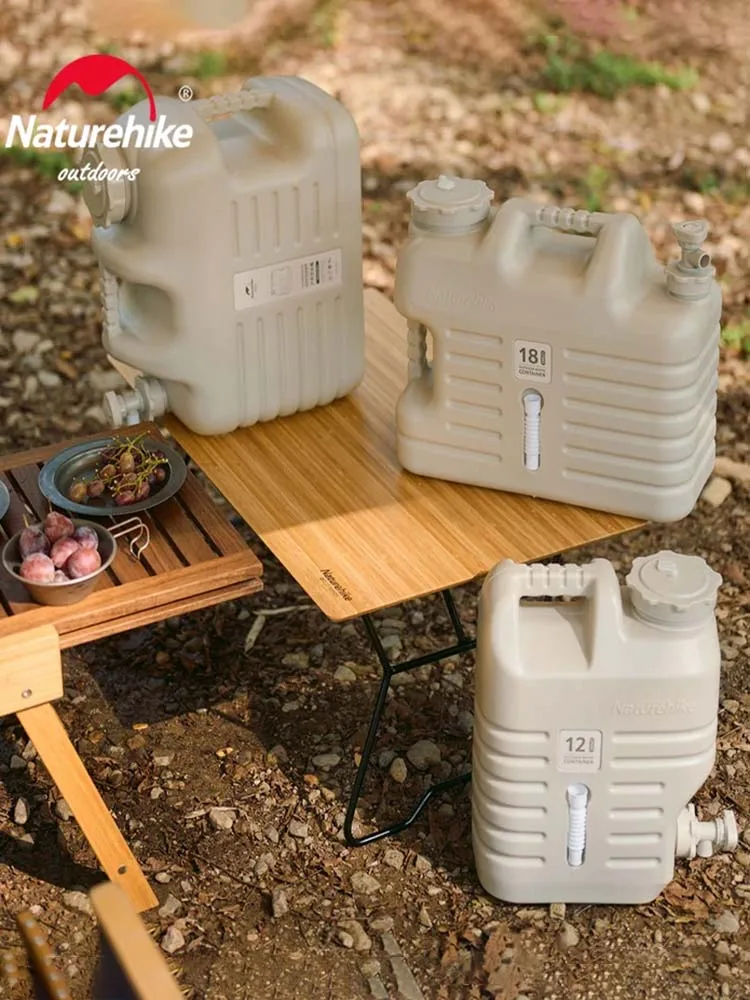 

Naturehike Кемпинг ведро для хранения воды 12-18л с смесителем PE пищевой 960 г открытый бутылка для воды большой бочонок рот