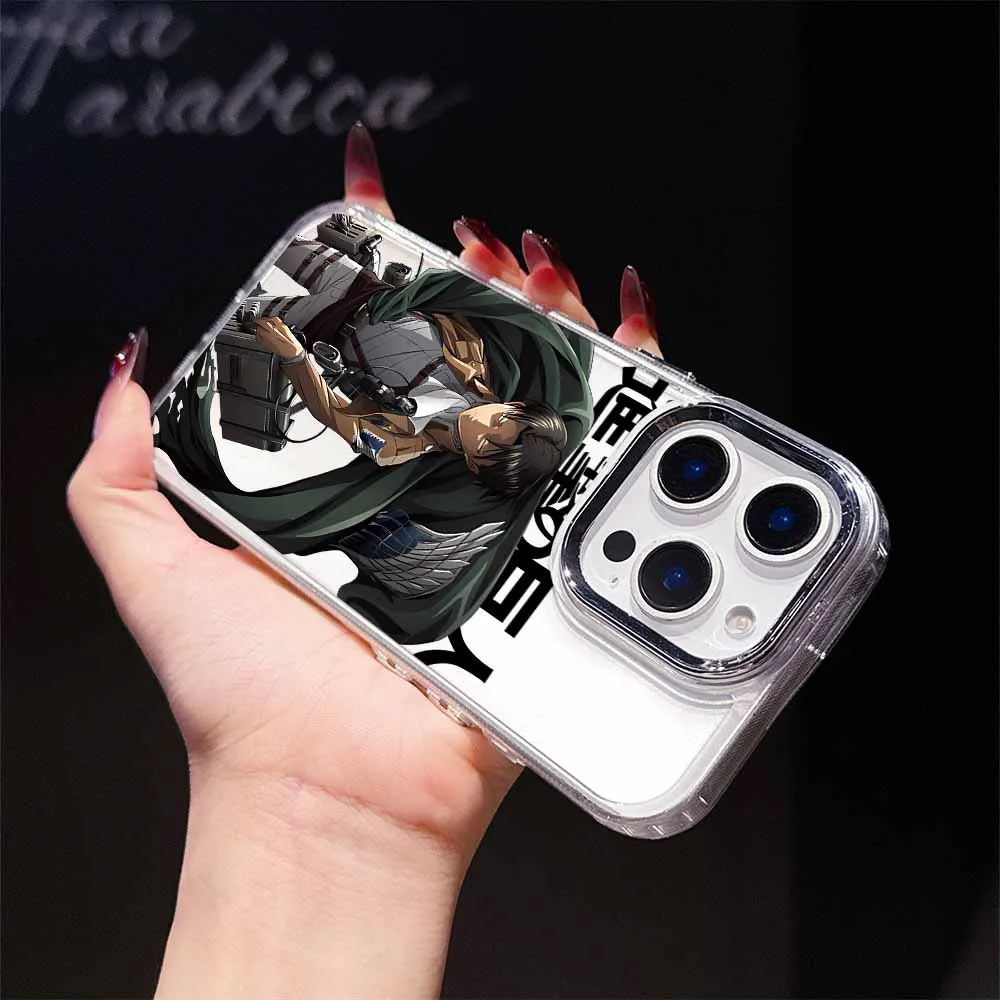 Anime Attack on Titan Transparent Soft Phone Case