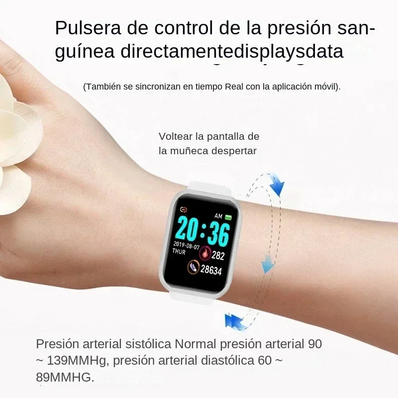 Y68 Smart Band w/ Color Screen: Step Counter, Multi-Workout Modes, App Alerts, Photography Remote & Music Control Watch 2