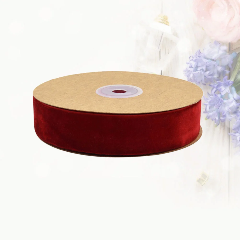 

Flocking Ribbon Gift Wrapping Cloth Accessories DIY Plush Ribbons Band for Balloons