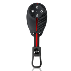 Versatile Keychain Key Holder Case - Premium Protection & Style Accessory (Black)