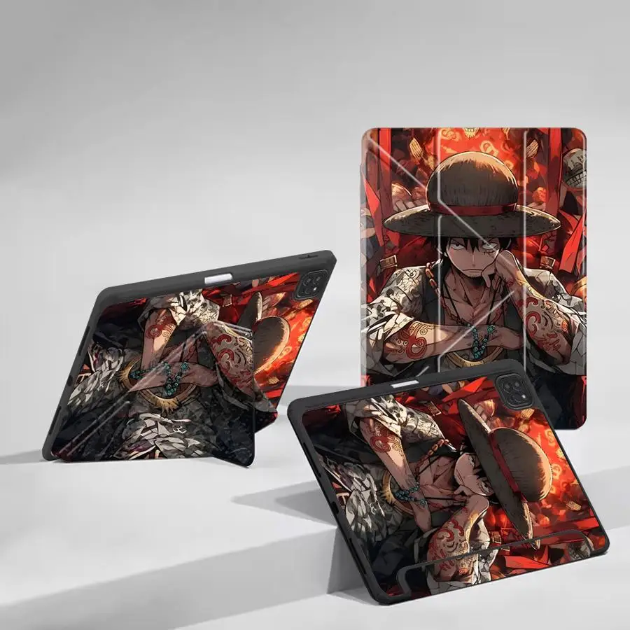 Universal Tablet Protective Case with Adjustable Holder and Sleek Design