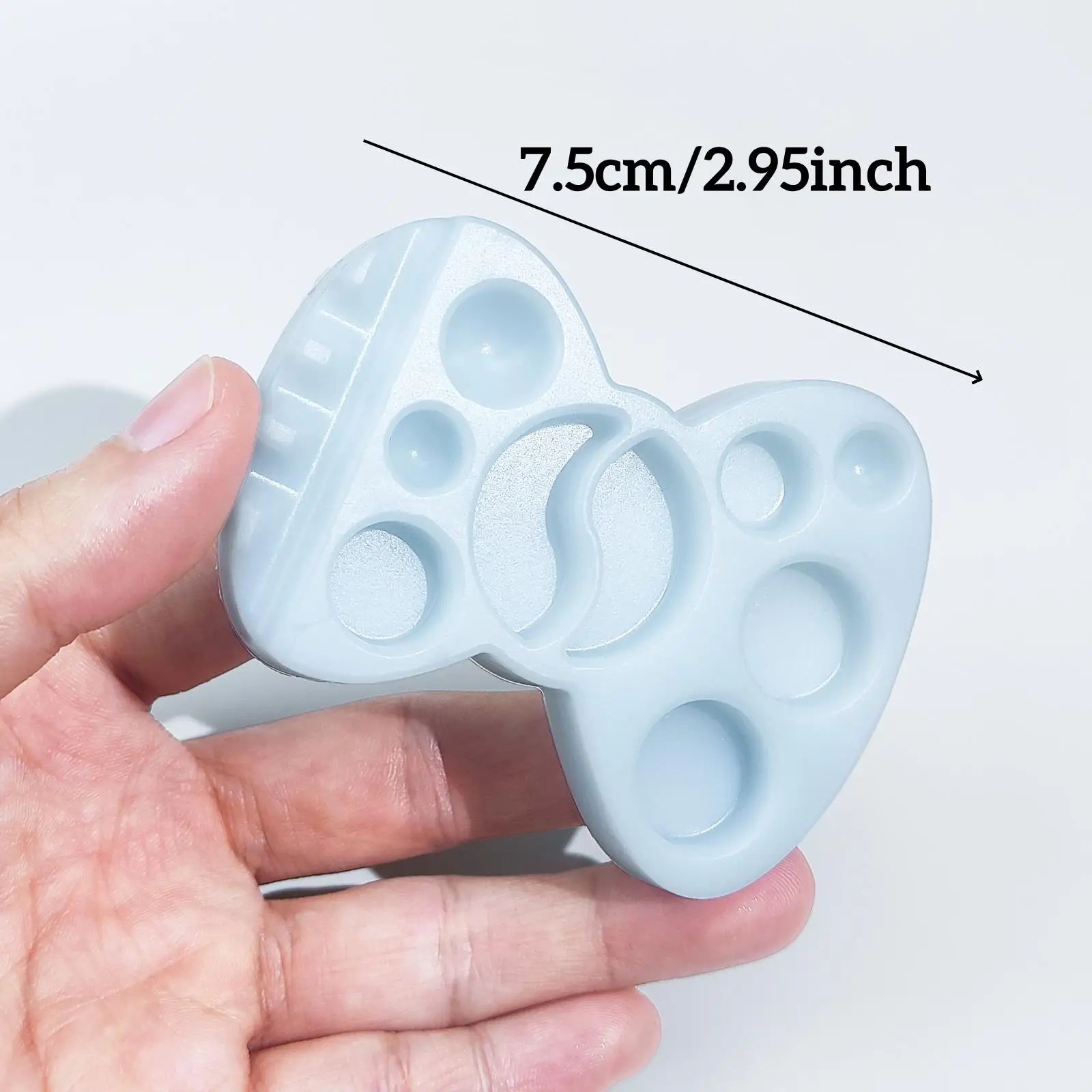 Lomansa Palette en silicone 1 pièce, plateau 9 fonctions pour rehaussement et teinture de cils, lamination des sourcils, patchs pour permanente de cils, outil de peinture_voghion.com