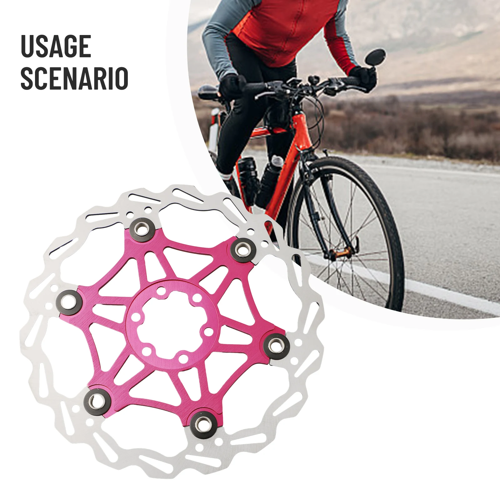 Lightweight Floating Brake Pad for Mountain Bikes High Strength Steel and Aluminum Alloy Construction SNAIL
