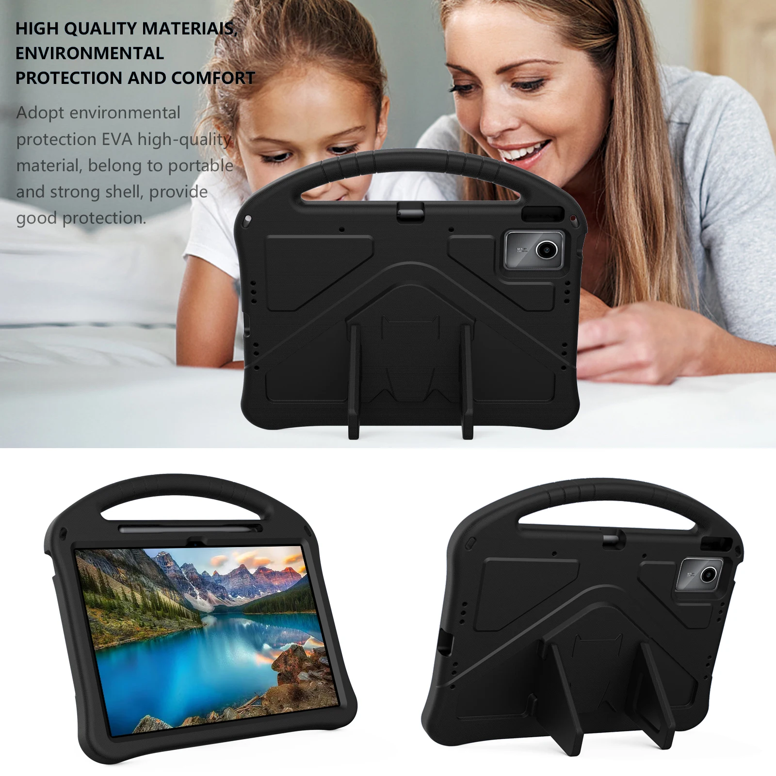 EVA Kids Protective Tablet Case with Handle and Stand