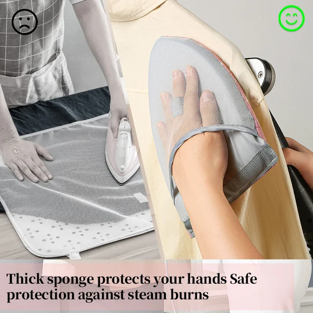 Fabric Handheld Ironing Board Ironing Small Home Ironing Gloves Anti Ironing Insulated Handheld Ironing Tray for Clothing Store 4