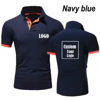 Polo personnalisé avec logo, T-shirt décontracté pour homme, mode été, vêtements de sport, coupe ajustée, imprimés recto-verso, S~5XL 2026 6