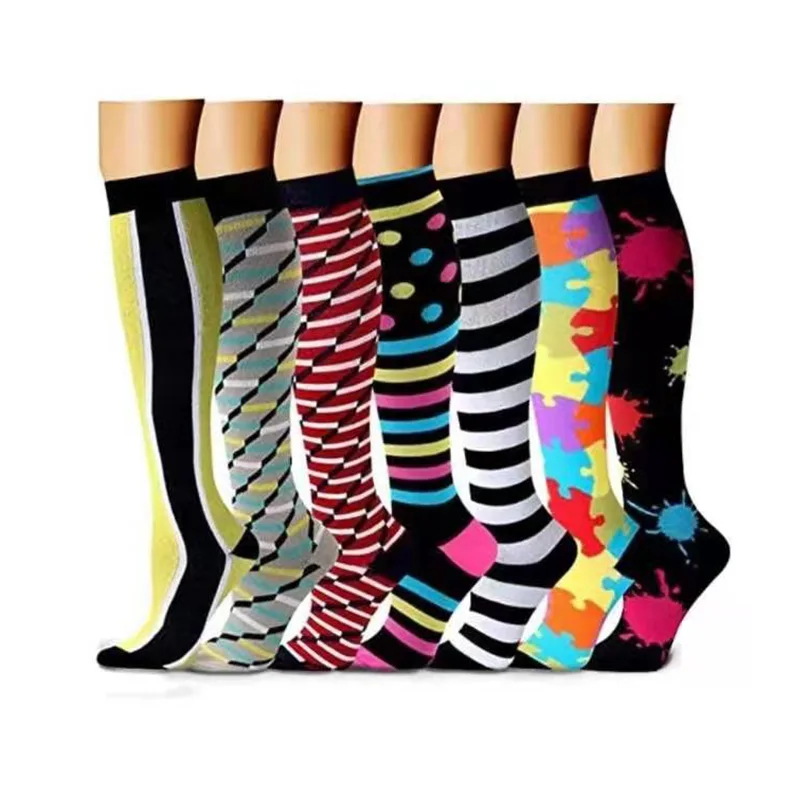 

Compression Socks for Women Men Circulation 15-20 mmHg is Best Support for Athletic Running Cycling