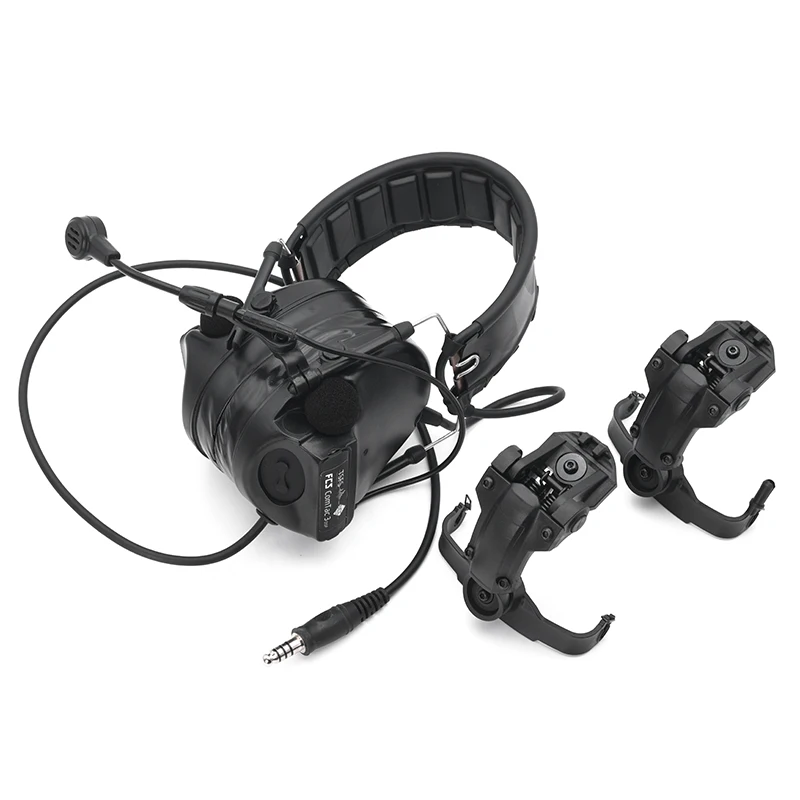 New Version FCS-Tactical Comtac III 3 Headset Noise Reduction Headphone Earmuffs Shooting Protector for Walkie-Talkie PTT Radio