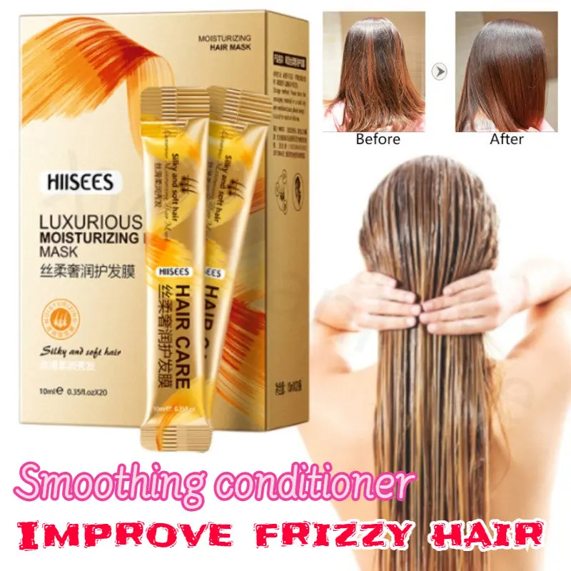 

1 Box of 20 Sticks Hair Care Moisturizing Improves Split Ends Rough Hair Quality Repairs Dry Damage Eliminates Frizz Conditioner