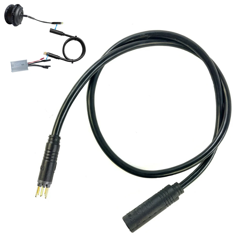 Description Picture 4 of item60cm Ebike Julet 9 Pin Motor Extension Cable Waterproof Female To Male Wire Connector Electric Bicycle Accessories
