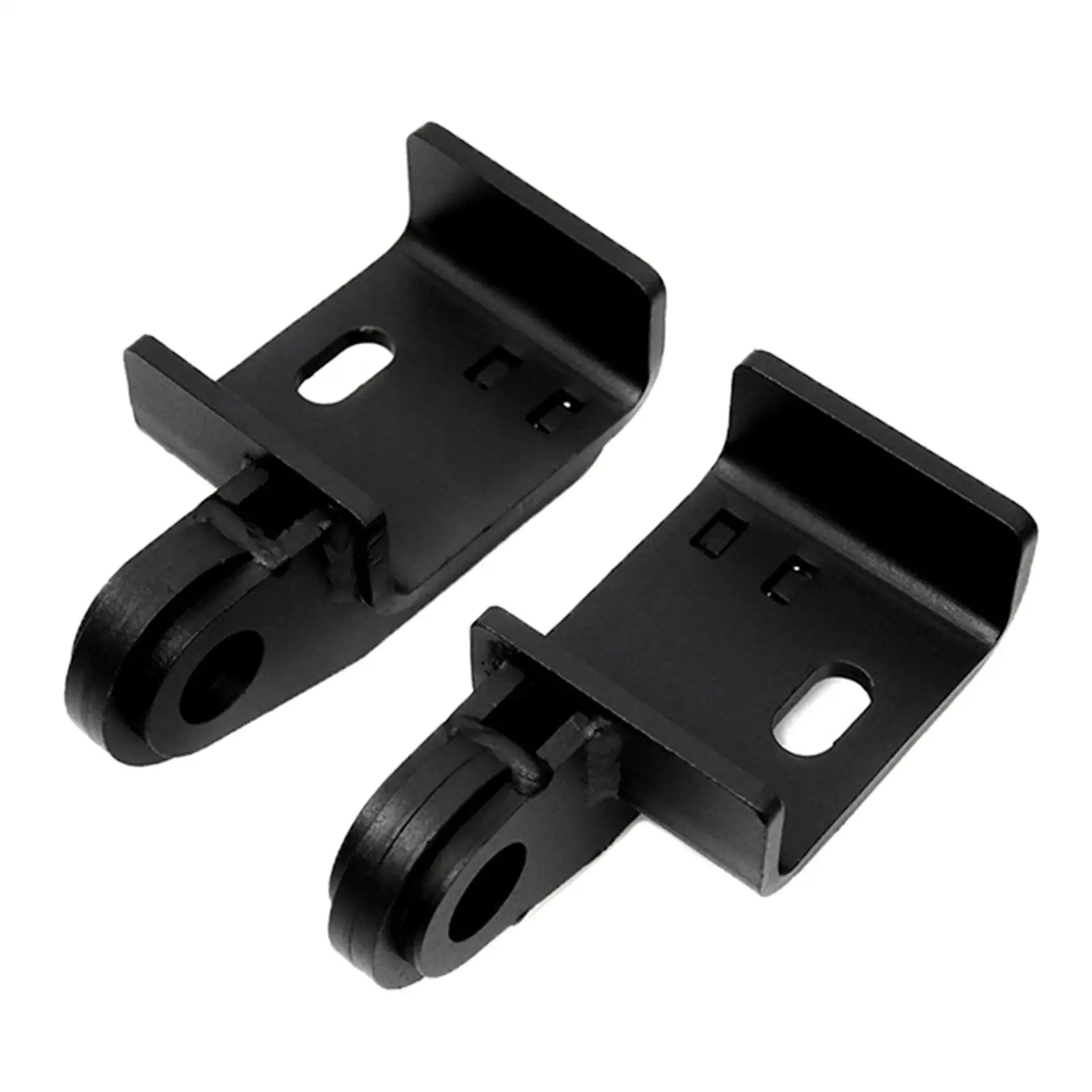 2Pcs Car Front Tow Hook Mounting Bracket Fit for Black Replacement