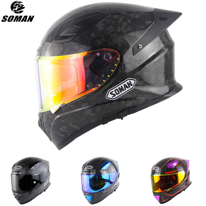 Soman Full Face Motorcycle Helmet Color 