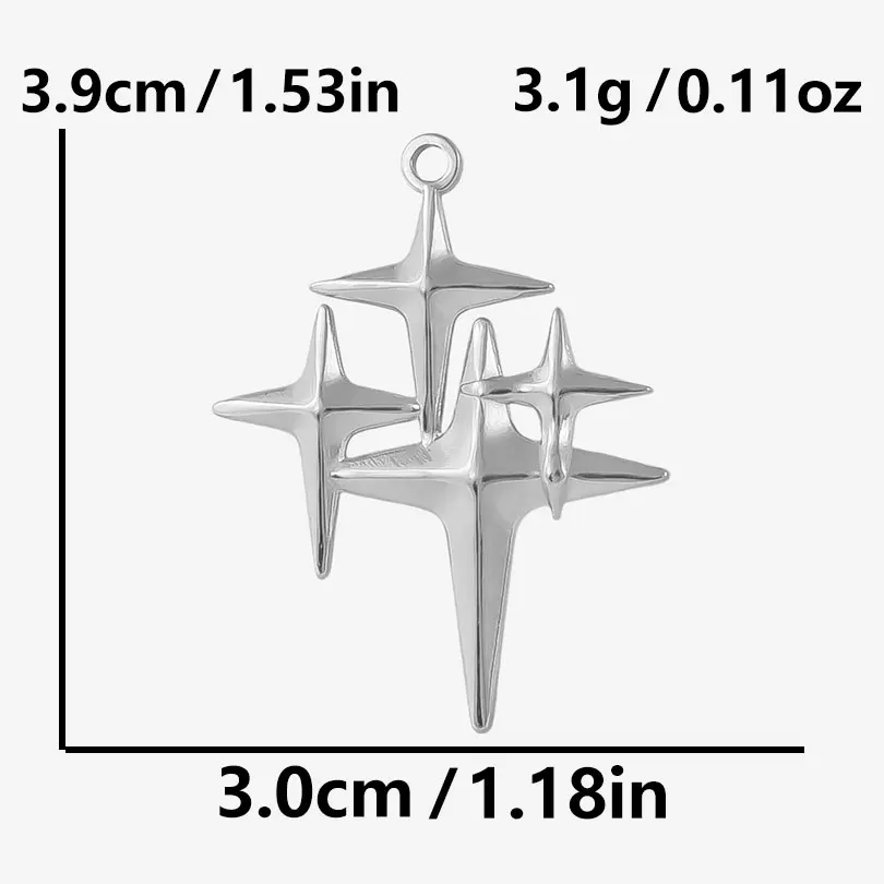 Mode Kpop Sonne Kirsche Stern Baumeln Hoops Ohrring Silber Farbe Edelstahl Ohrringe Für Frauen Männer Zubehör Schmuck Aretes – Detail 5