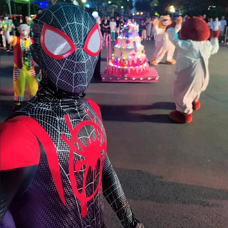 COSTUME COSPLAY PER Bambini Spider-Man: Across The Spider-Verse Spider - Foto 3