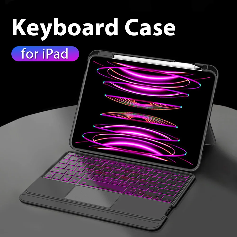 Custodia Per Tastiera Per Ipad Pro 11 4Th 12.9 12 9 Air 5 4 Per Ipad 10 10Th 9Th Generation Mini 6 10.2 10.5 Magic Cover 2024 Accessori