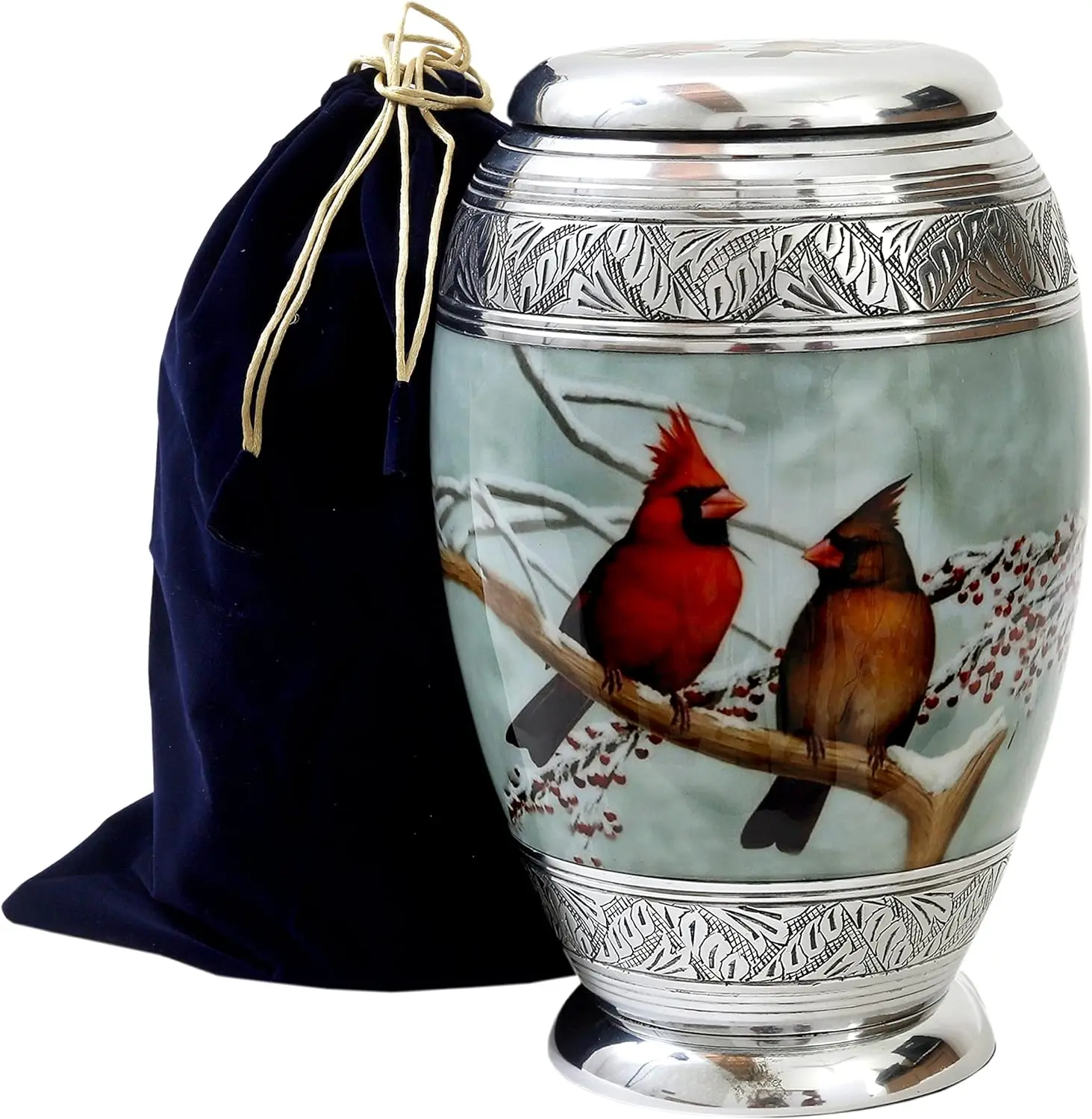 Adult Cremation URNS for Ashes- Adult Classic Fishing Man Pictured  Cremation Urn for Human Ashes, Completely Handicrafted with Velvet  Protection Bag, : : Pet Supplies