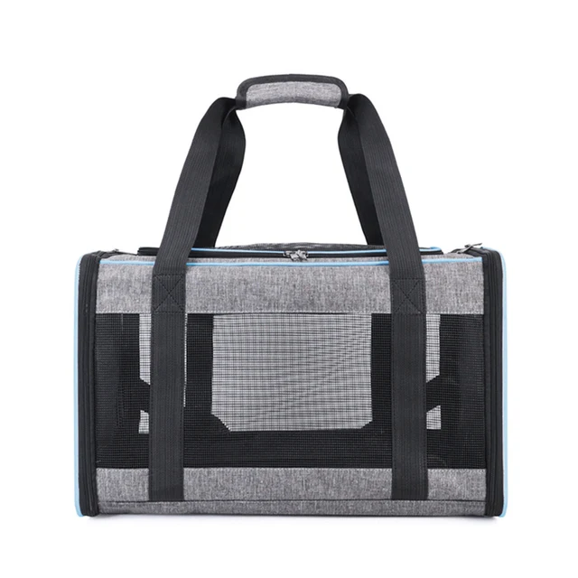 Cat Dog Carrier Bag for Pets Up to 16 Lbs Large Capacity Soft-Sided Cat Bag Animal Carriers Travel Puppy Carry 3