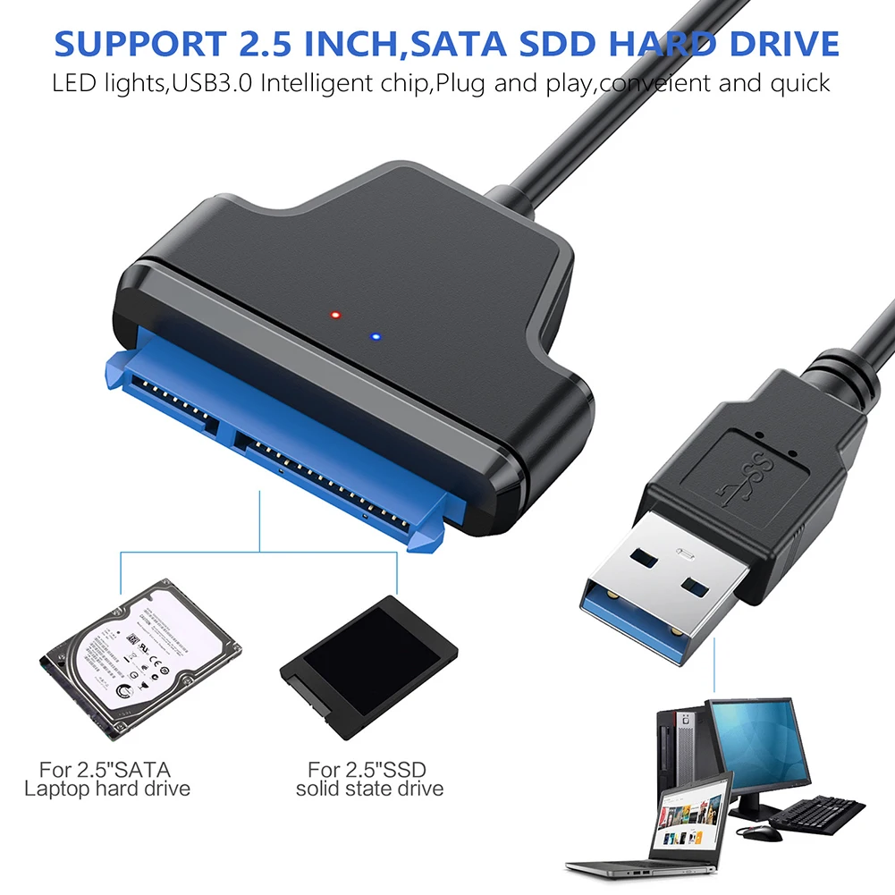 SATA ke USB Tipe C kabel hingga Gbps untuk inci HDD