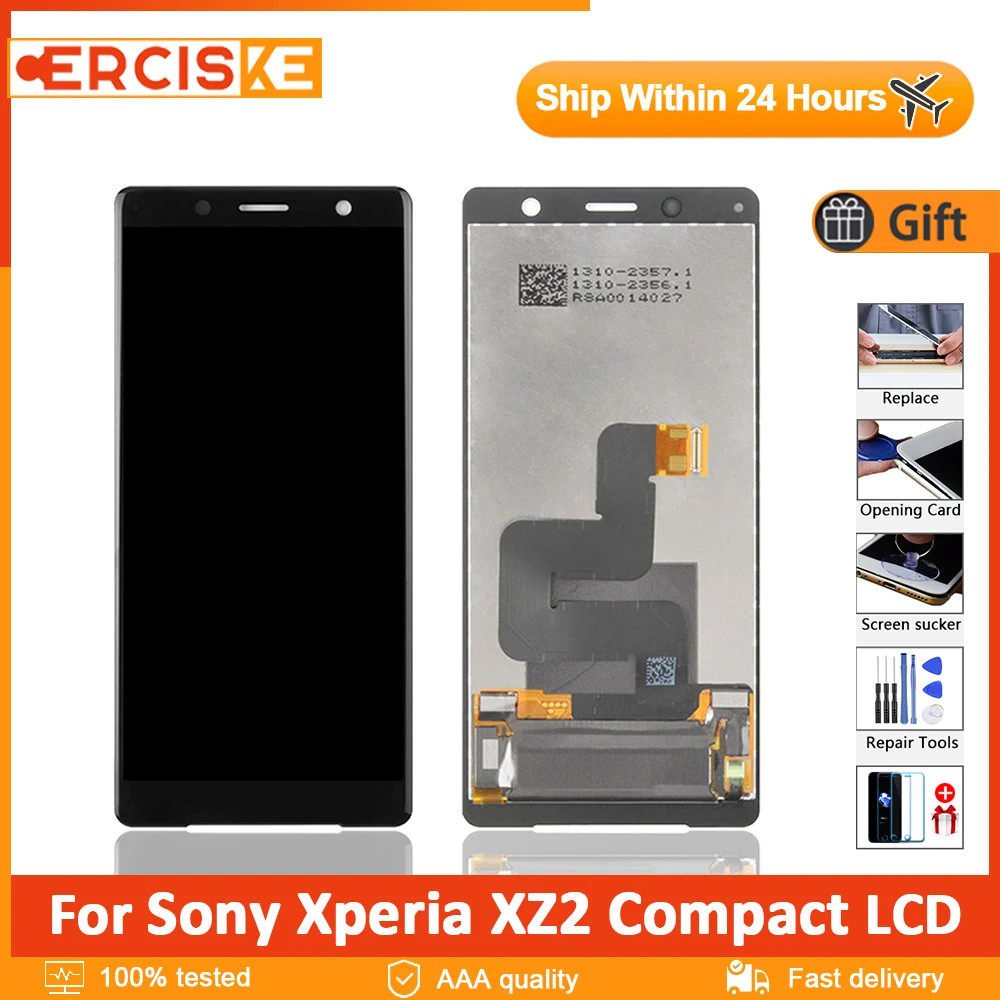 

5.0" Display For Sony Xperia XZ2 Compact LCD Display H8324 H8314 Touch Screen Digitizer Assembly With Frame For SONY XZ2 Mini