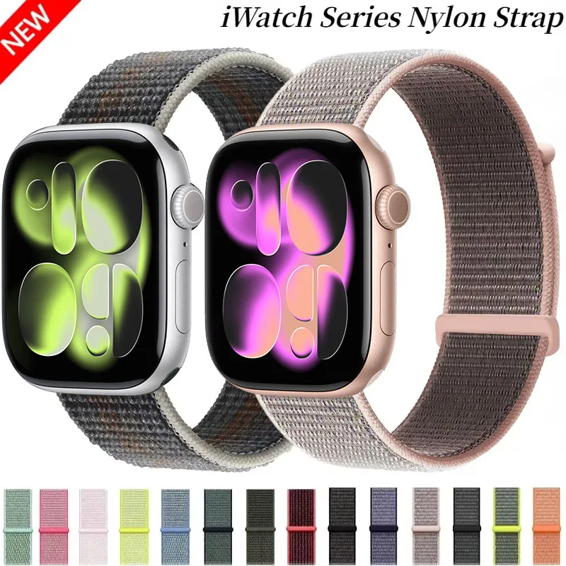 Braided Nylon Loop Strap for Smartwatch – Comfortable Bracelet Band Strap